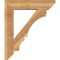 Ekena Millwork Balboa Slat Rough Sawn Bracket w/ Offset Brace, Western Red Cedar, 8"W x 34"D x 40"H BKT0806X34X40BOA06RWR - alternate 3